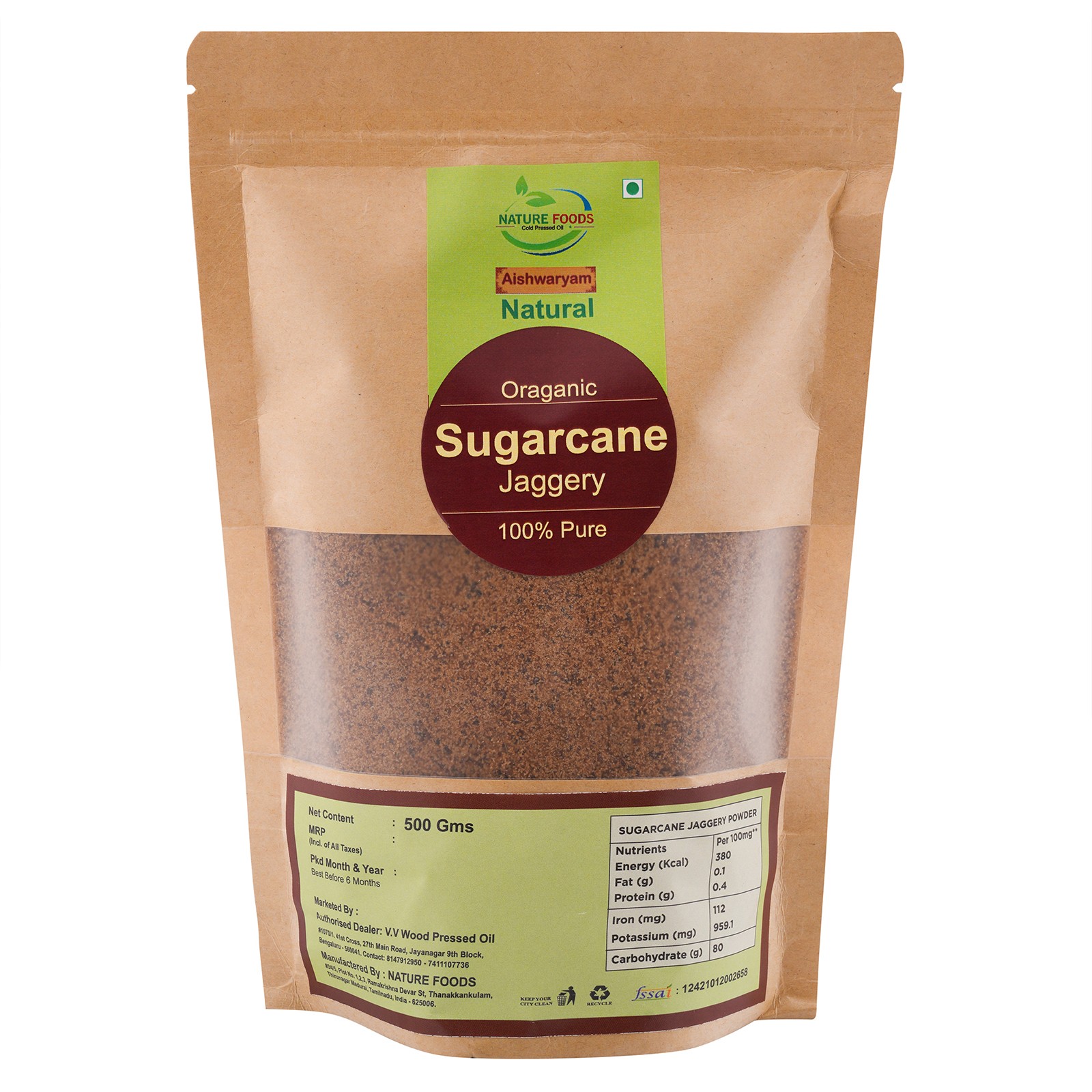 Sugarcan Jaggery Powder